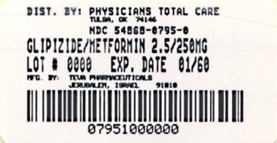 Image Of 2.5 mg/250 mg Label (Package Label 01)